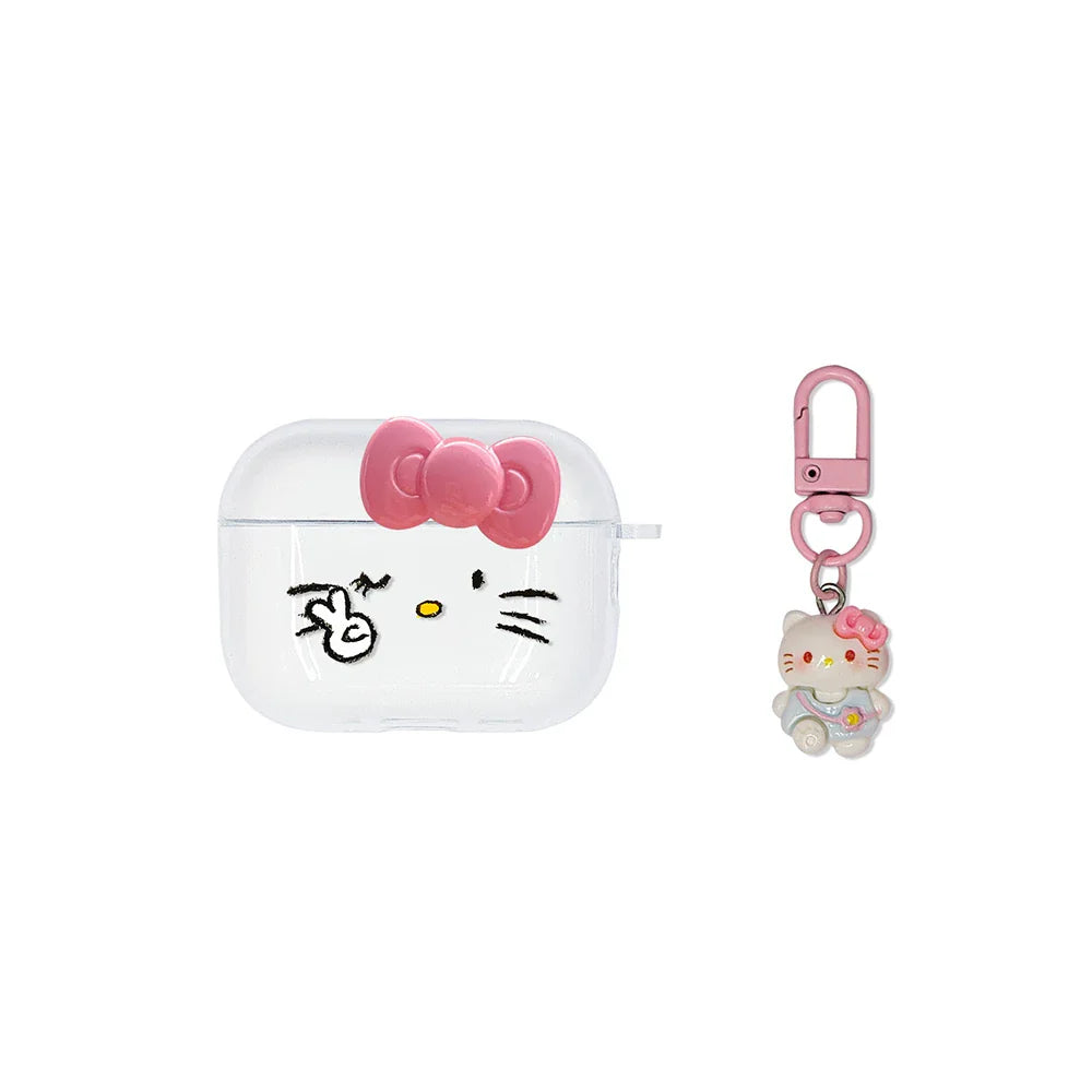 Hello Kitty AirPods Protective Case with Pendant