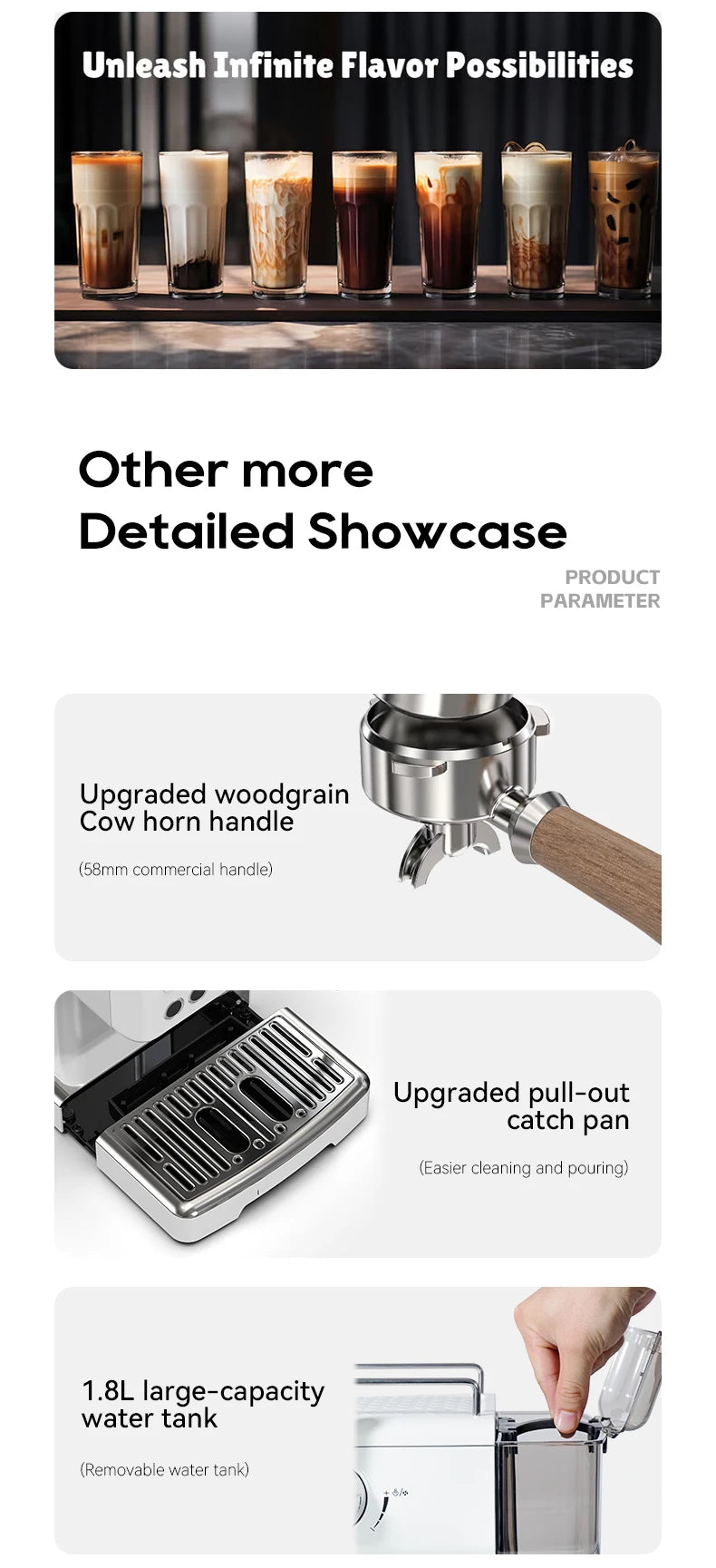 Semi Automatic Espresso Coffee Machine