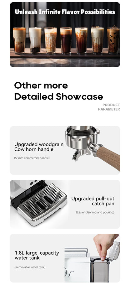 Semi Automatic Espresso Coffee Machine