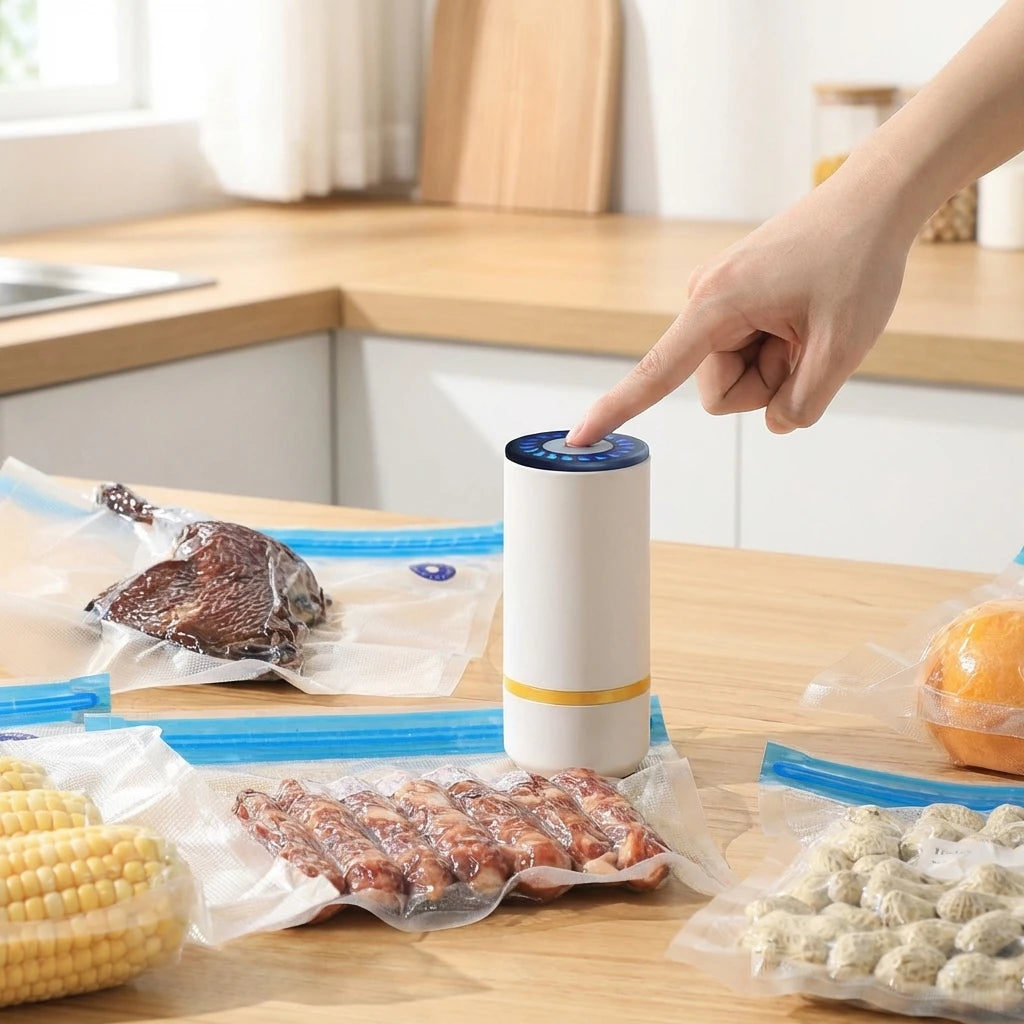 Mini Electric Air Pump for Food Fresh-Keeping