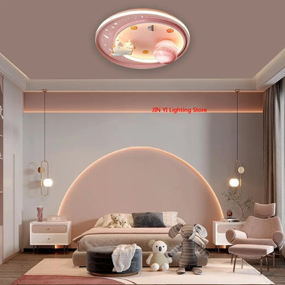 Astronaut Starry Sky Kids Ceiling Light