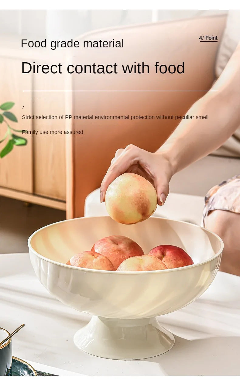 Bow-Shaped Fruit Tray with Lid