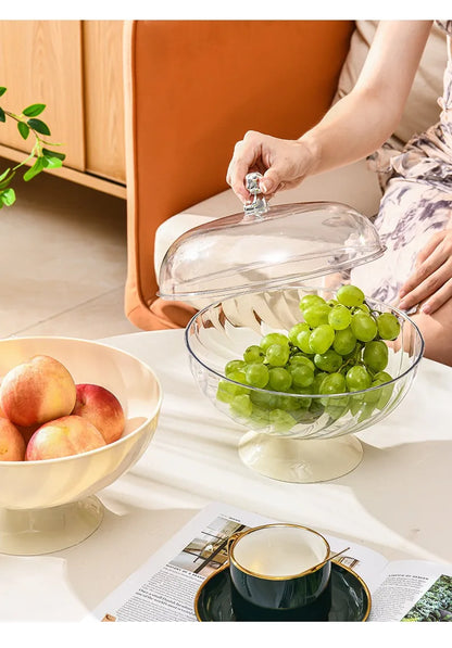 Bow-Shaped Fruit Tray with Lid