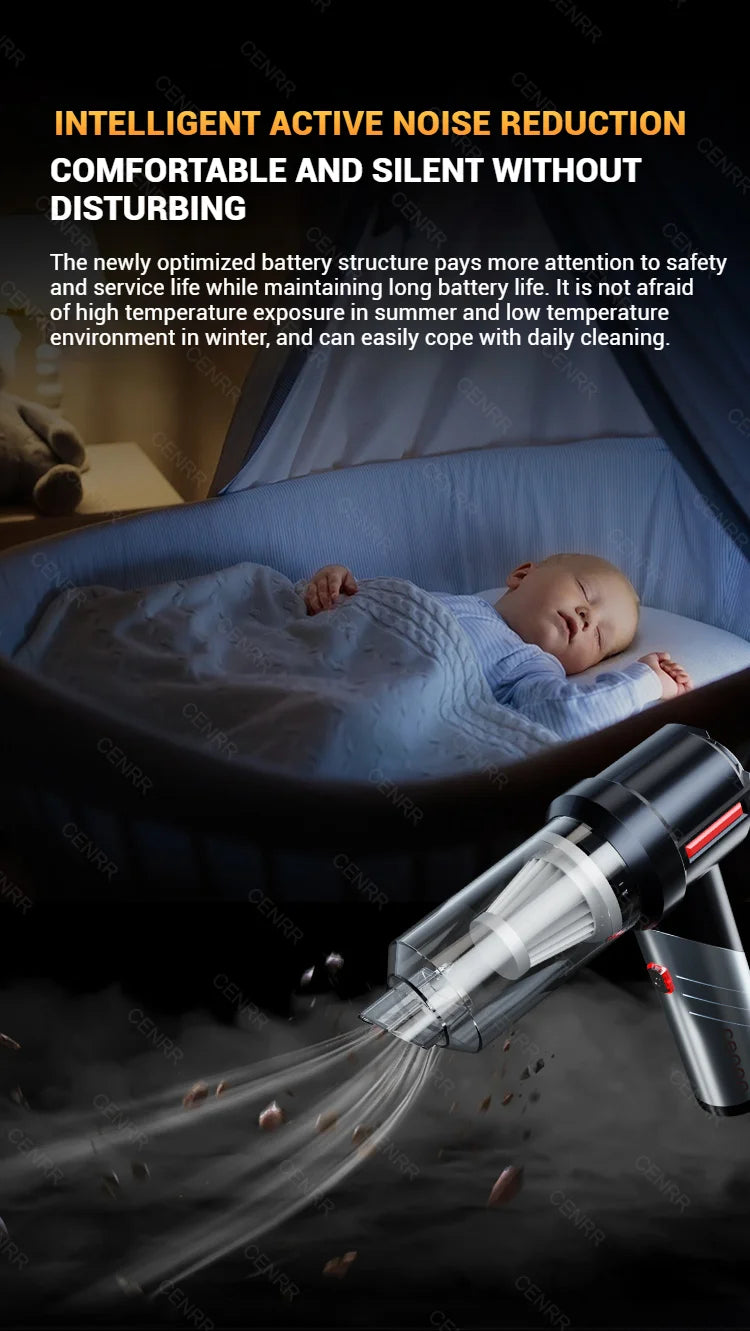 Car Vacuum Cleaner Mini Cordless