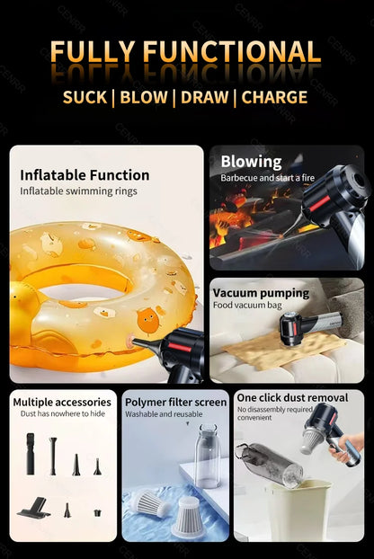 Car Vacuum Cleaner Mini Cordless