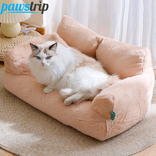 Luxury Plush Cat & Dog Sofa Bed