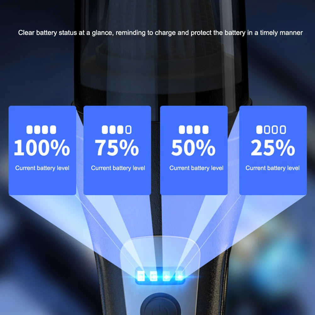 Portable Car Vacuum Cleaner USB Charging