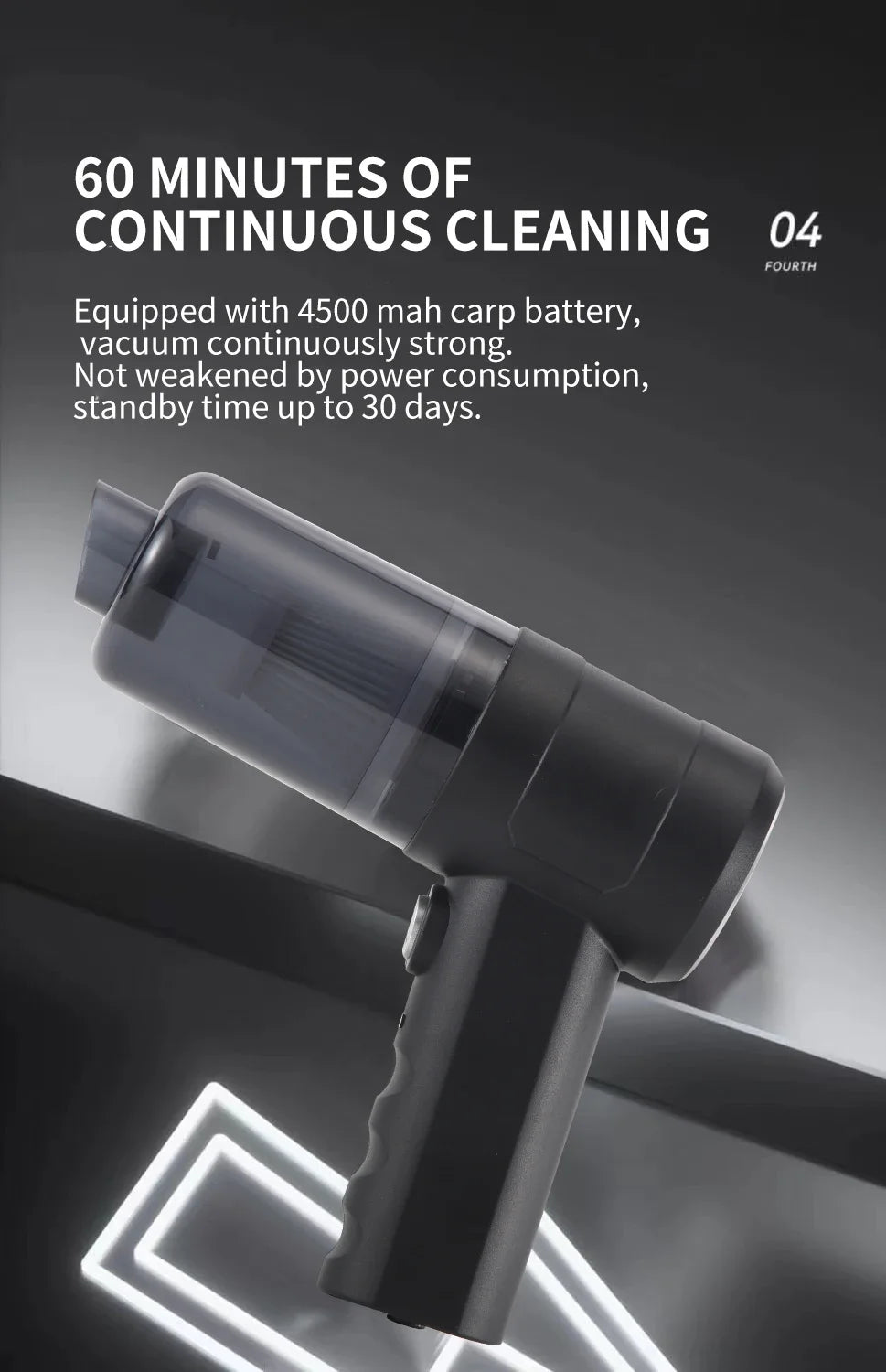 Wireless Car Vacuum Cleaner