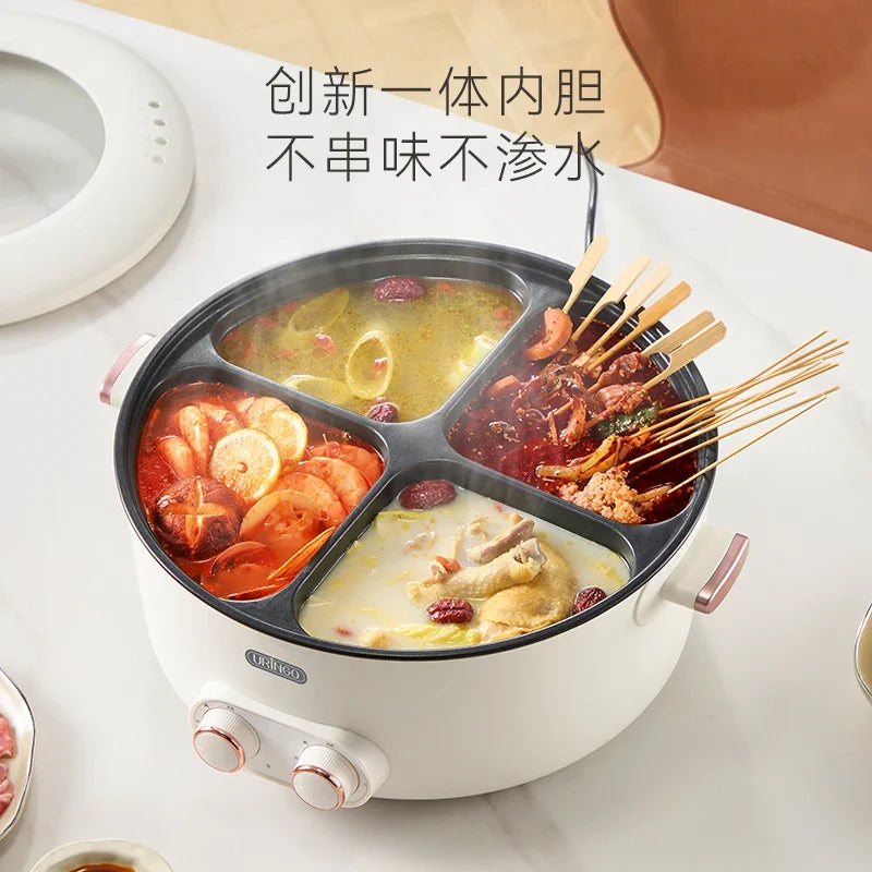 Mandarin duck electric hot pot