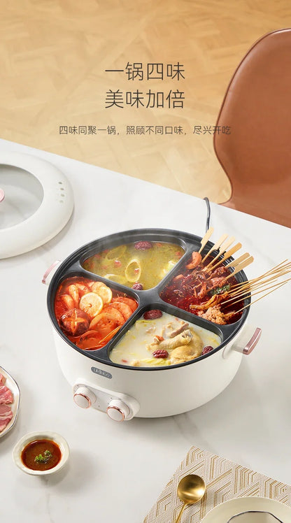 Mandarin duck electric hot pot