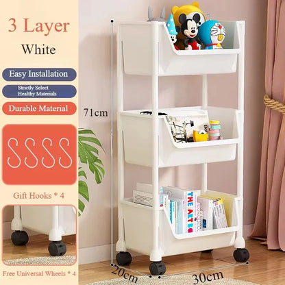 Movable Rolling Storage Cart