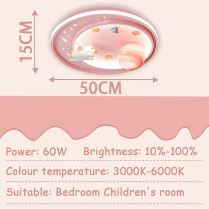 Astronaut Starry Sky Kids Ceiling Light