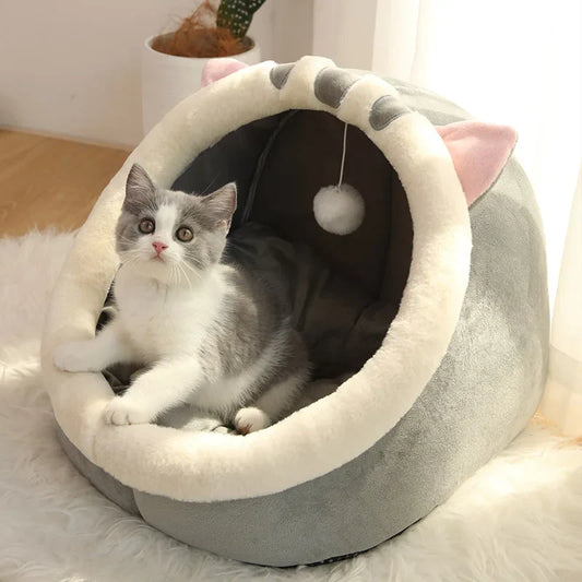 Deep Sleep Cartoon Pet Bed