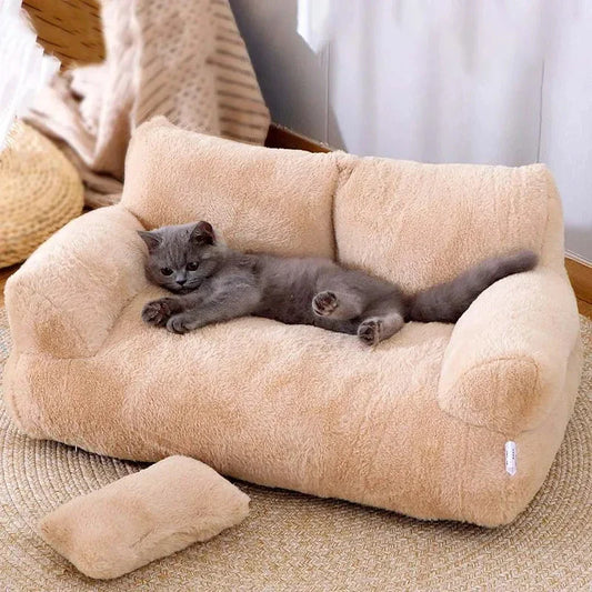 Luxury Plush Cat & Dog Sofa Bed