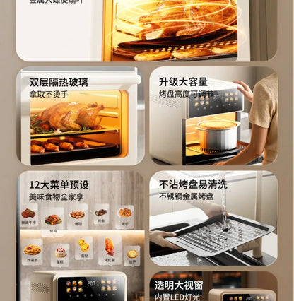 Multi-functional microwave oven