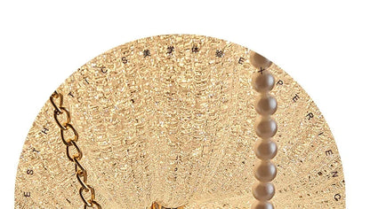 French Pearl Crystal LED Ceiling Lamp