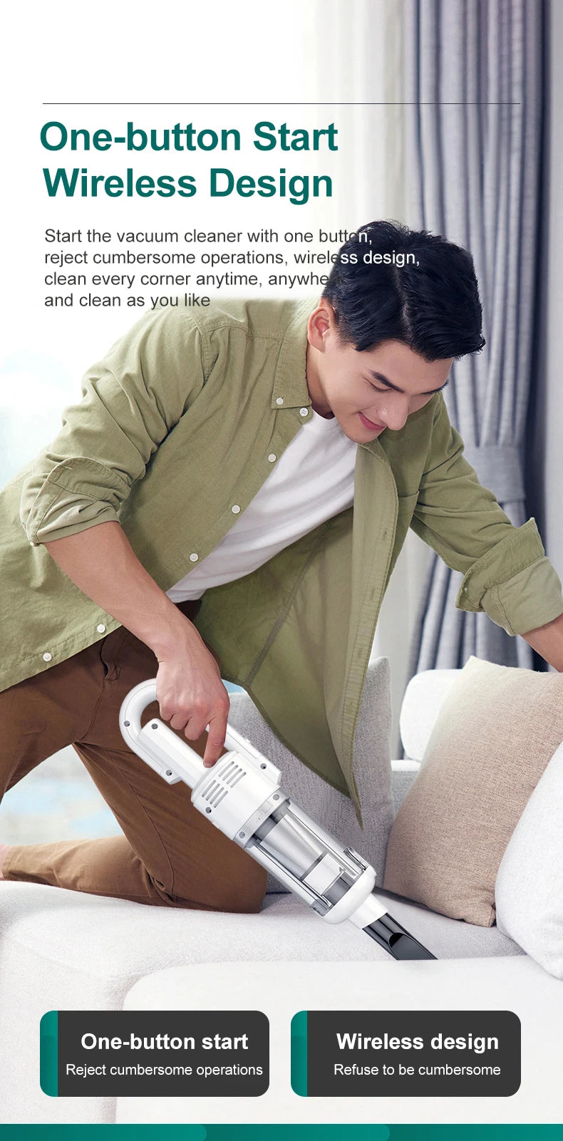 Handheld Vacuum Cleaner Powerful Suction