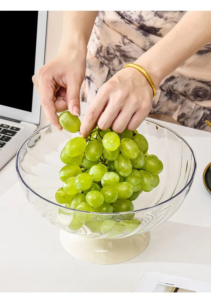 Bow-Shaped Fruit Tray with Lid