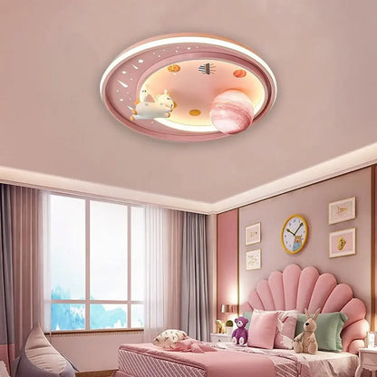 Astronaut Starry Sky Kids Ceiling Light