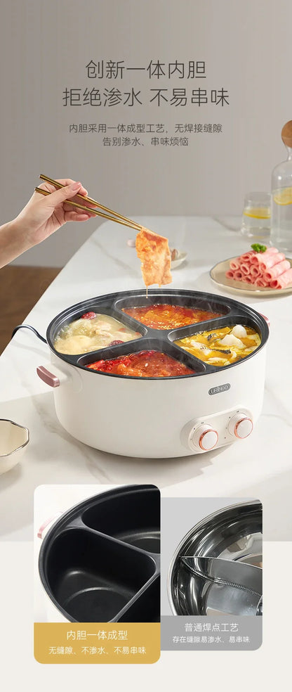 Mandarin duck electric hot pot