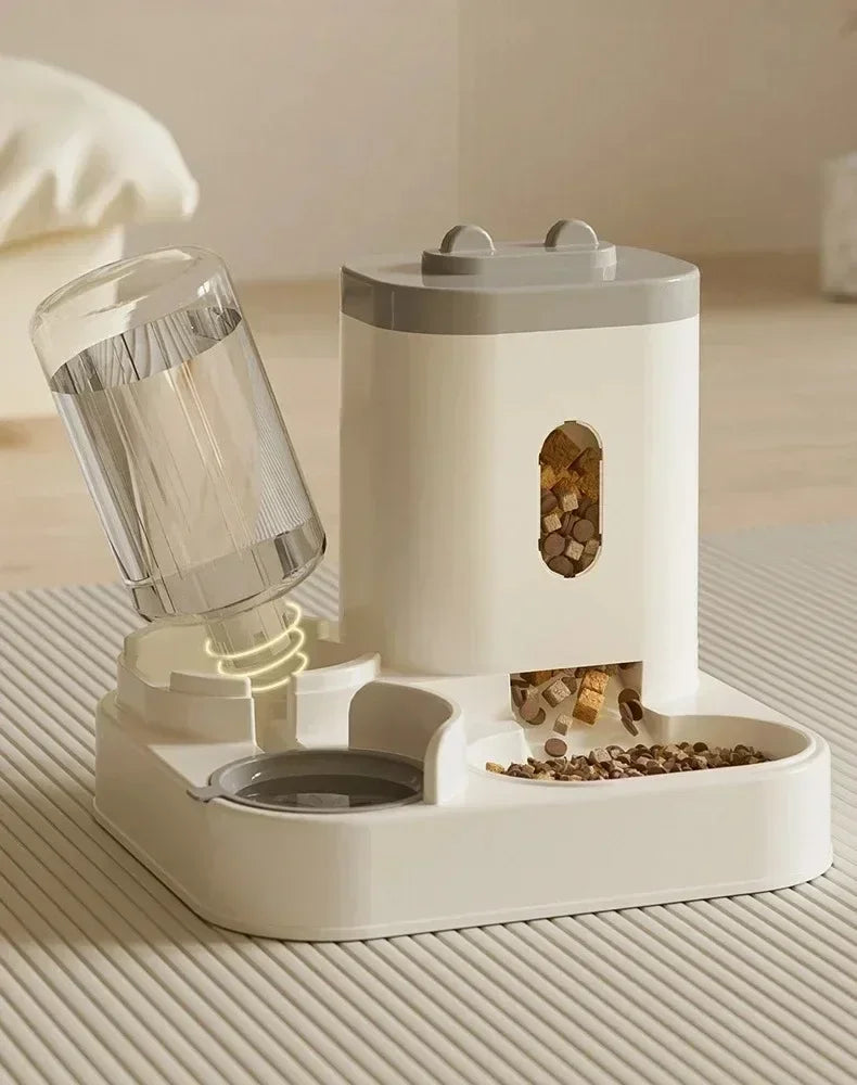 Automatic Pet Feeder & Water Fountain