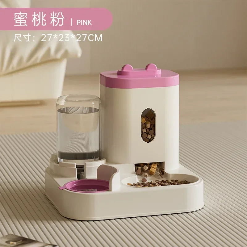 Automatic Pet Feeder & Water Fountain