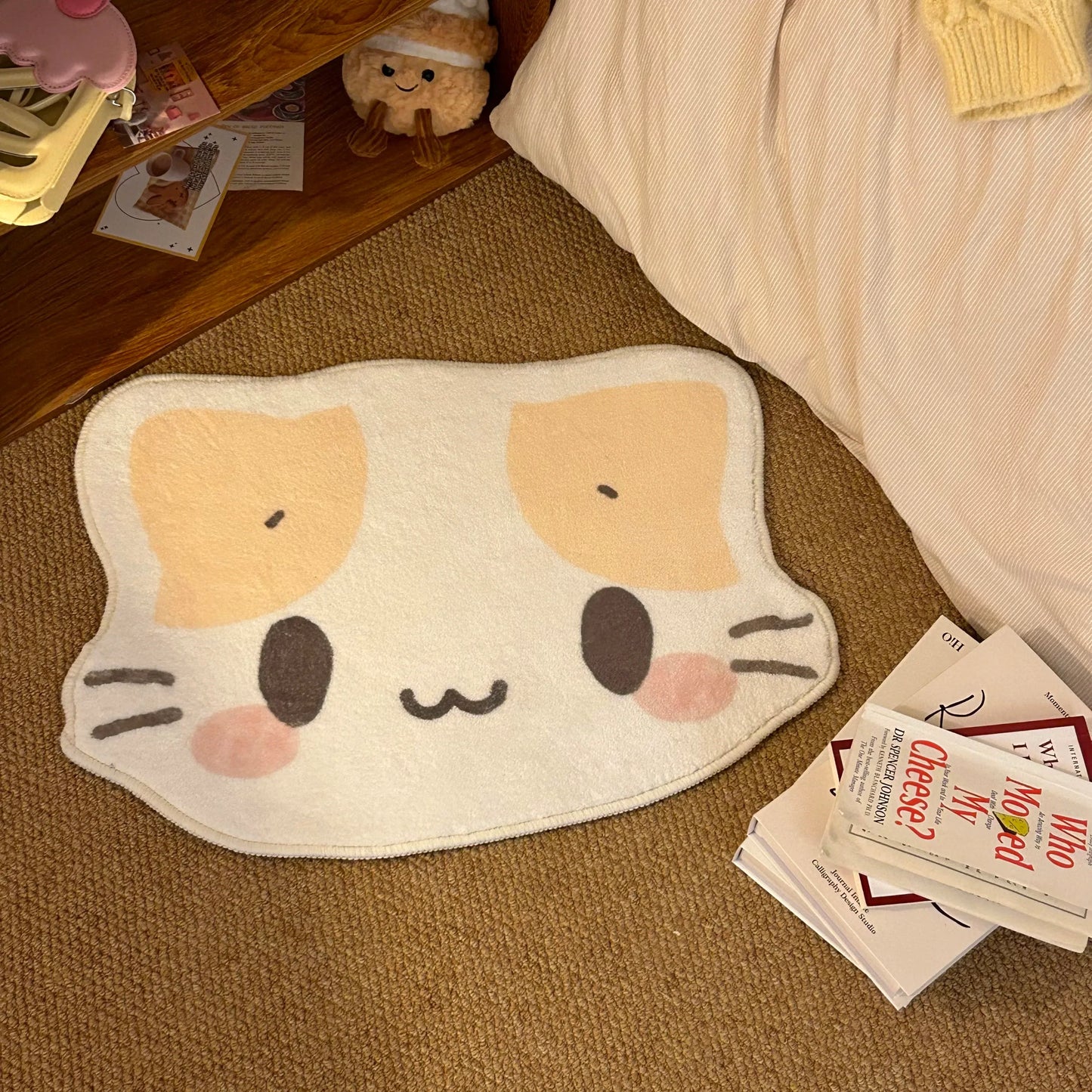 Creative Minimalist Cat Rug