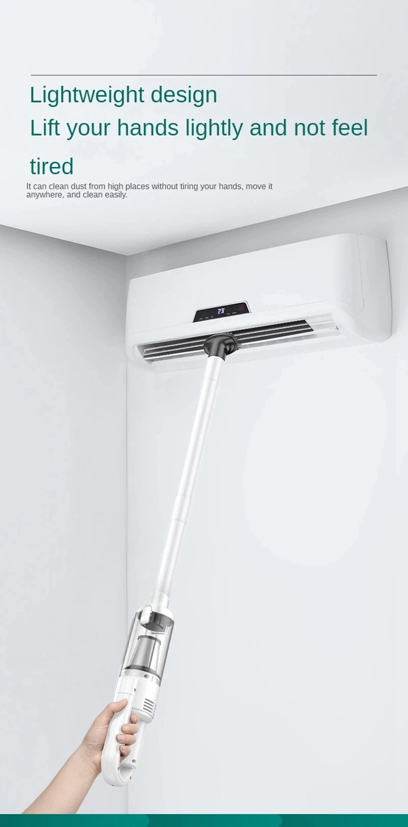 Wireless Car Vacuum Cleaner Metal Strainer