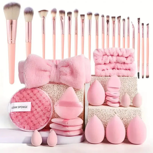 Complete Brush Set with Beauty Blender