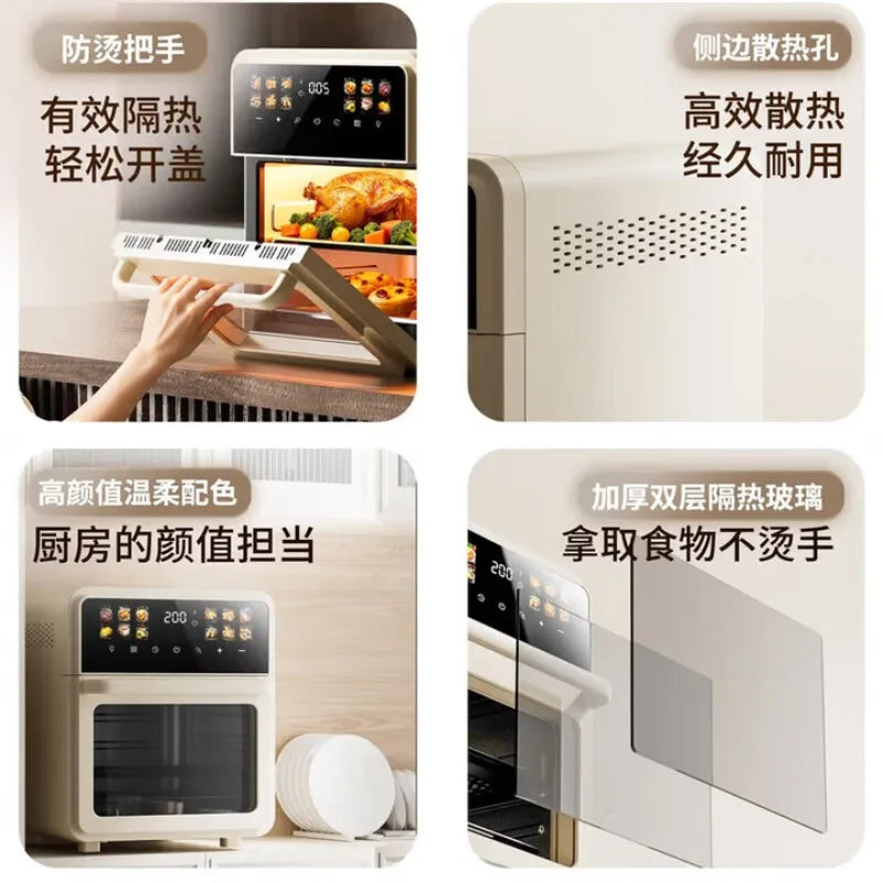 Multi-functional microwave oven
