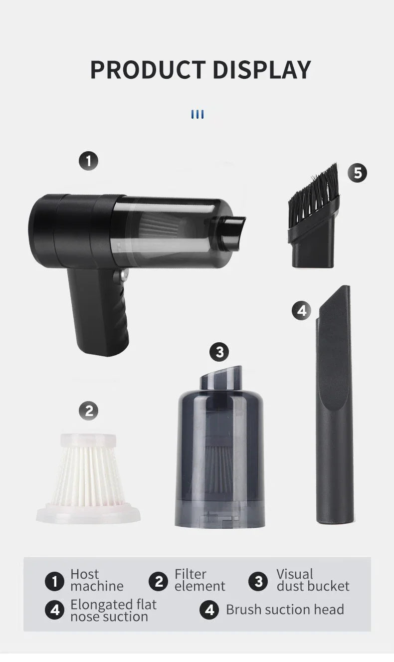 Wireless Car Vacuum Cleaner