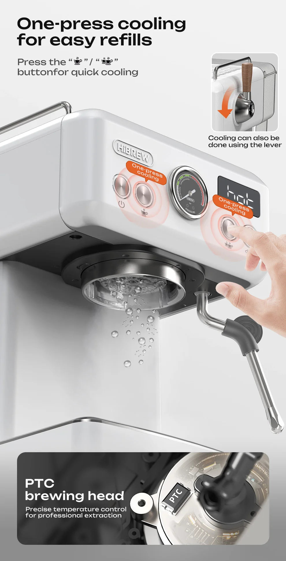 Semi Automatic Espresso Coffee Machine