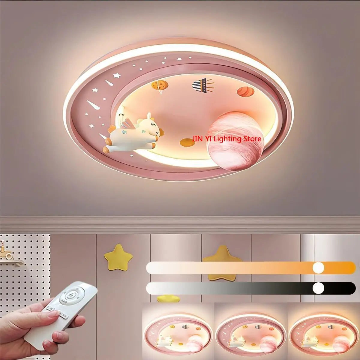 Astronaut Starry Sky Kids Ceiling Light