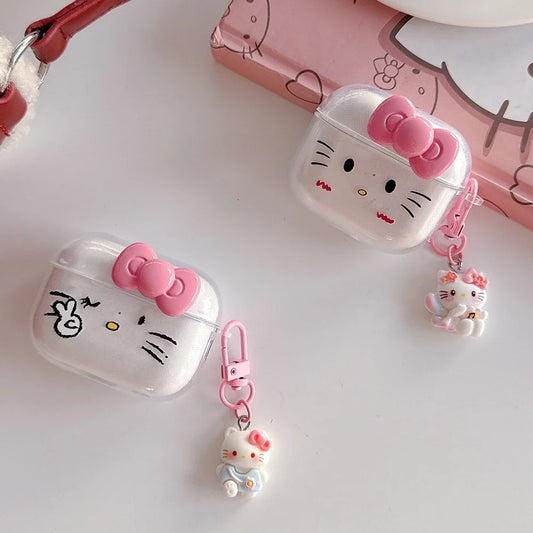 Hello Kitty AirPods Protective Case with Pendant