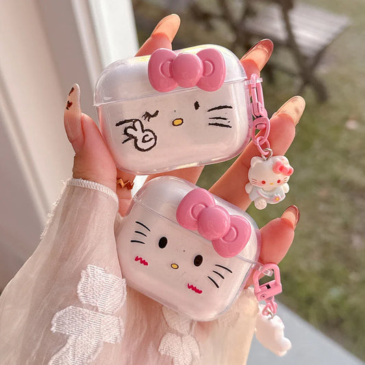 Hello Kitty AirPods Protective Case with Pendant