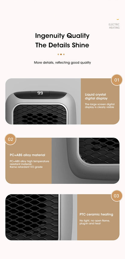 Wall Mounted PTC Ceramic Electric Heater