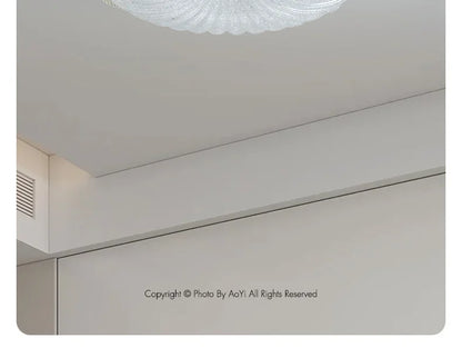 French Pearl Crystal LED Ceiling Lamp