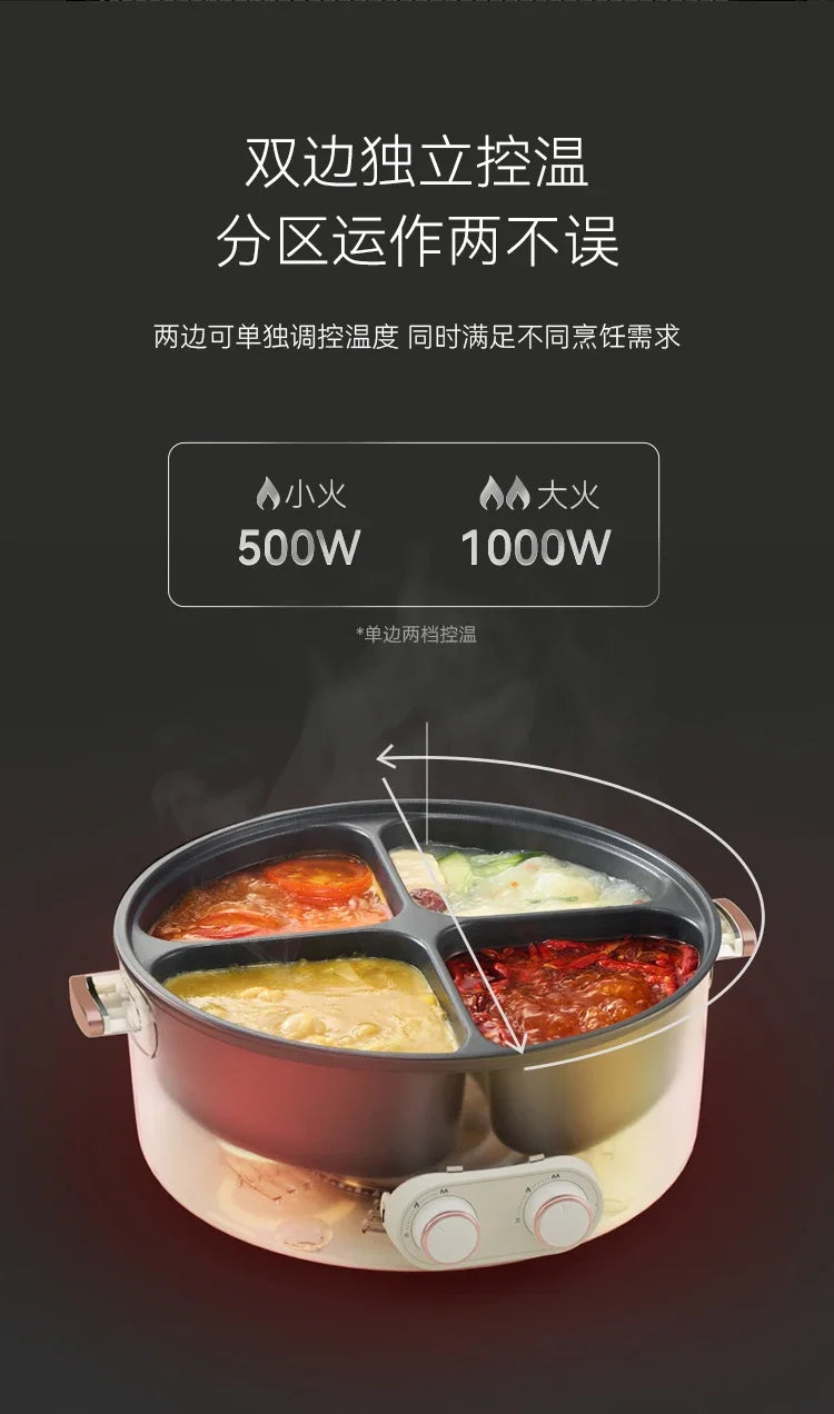Mandarin duck electric hot pot
