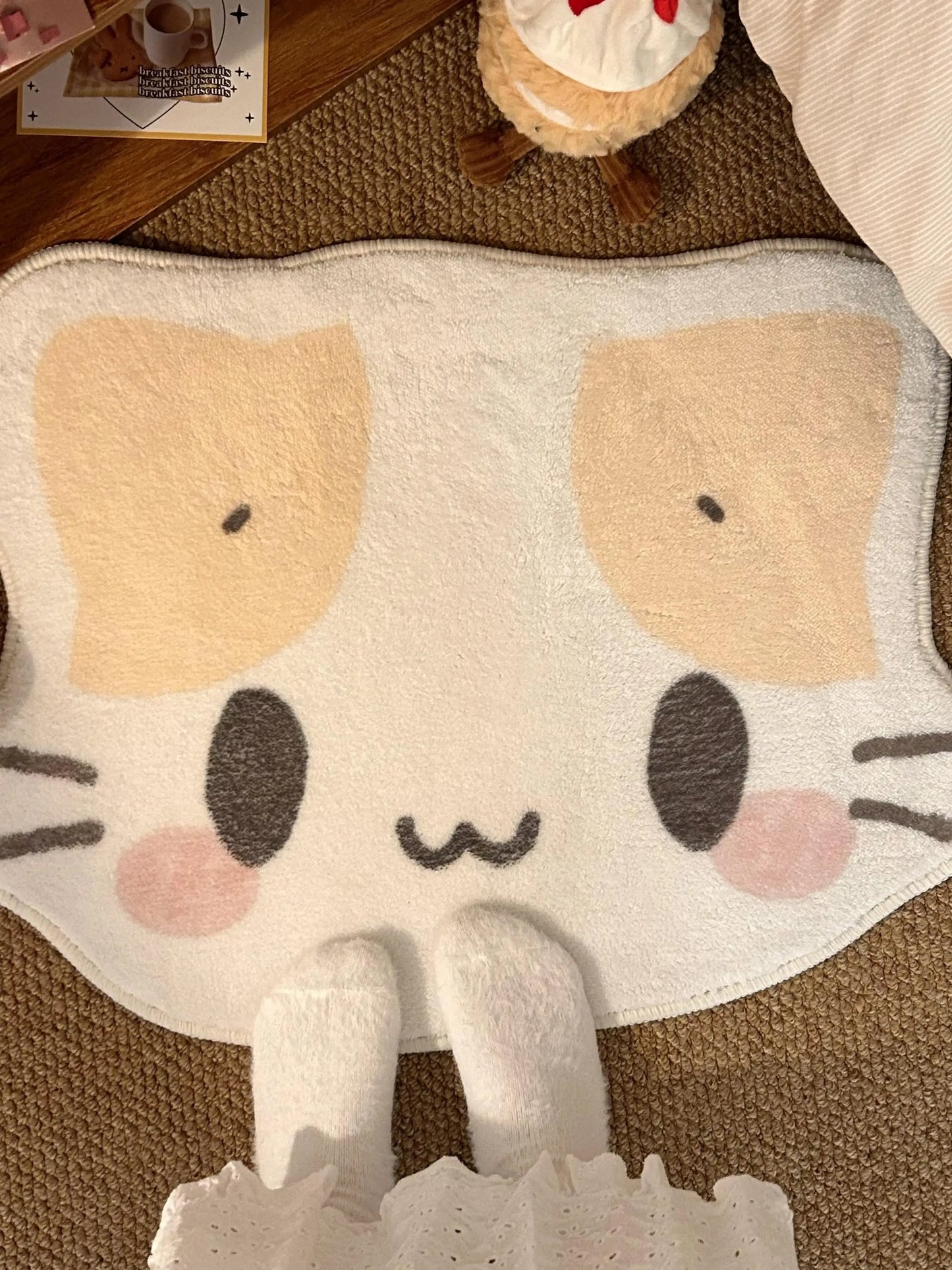 Creative Minimalist Cat Rug