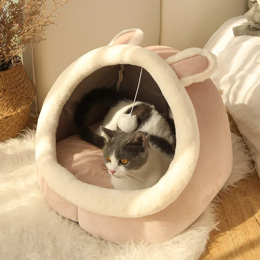 Deep Sleep Cartoon Pet Bed