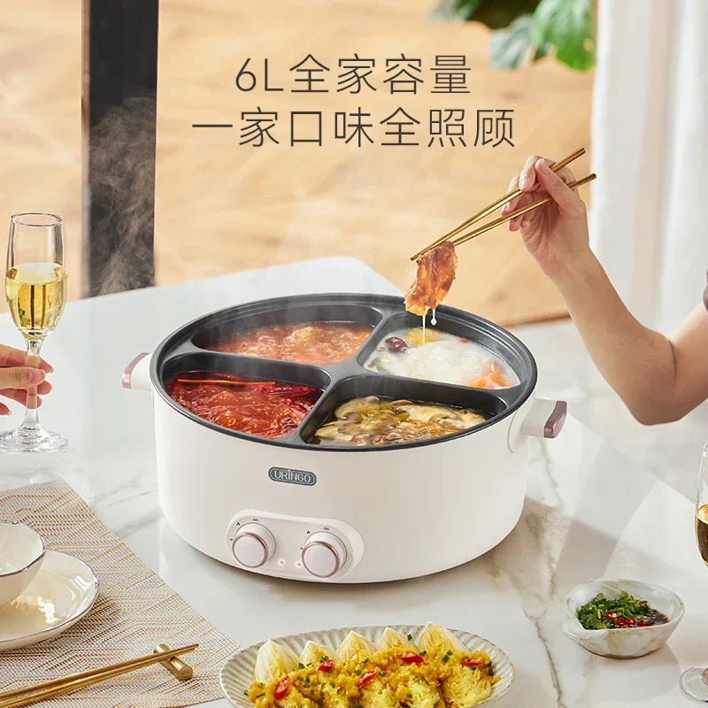 Mandarin duck electric hot pot