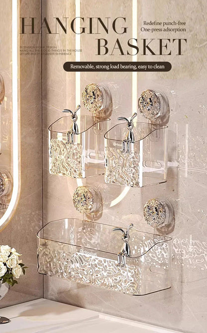 Wall-Mounted Bathroom Storage Rack