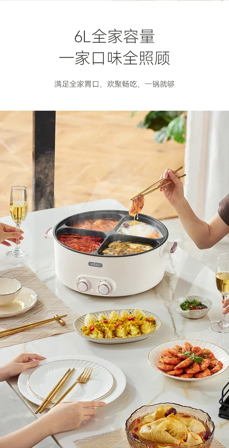Mandarin duck electric hot pot
