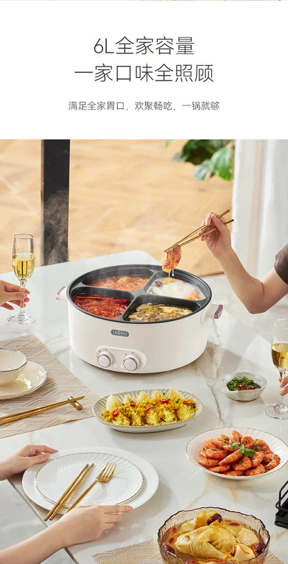 Mandarin duck electric hot pot