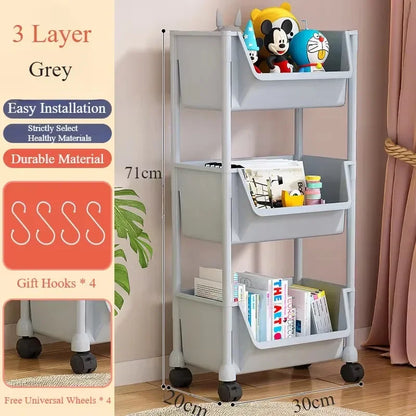 Movable Rolling Storage Cart